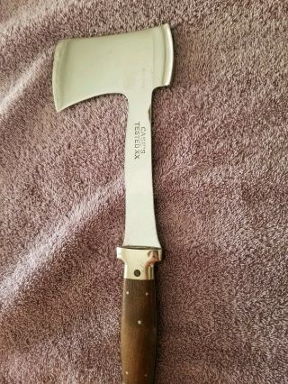 Vintage CASE XX Knife Hatchet Combo Sheath W/CASE ' S HATCHET AXE 3