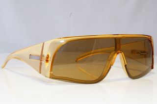 Gucci Mens Vintage 1990 Designer Sunglasses Brown Shield Gg 1421 586 20523