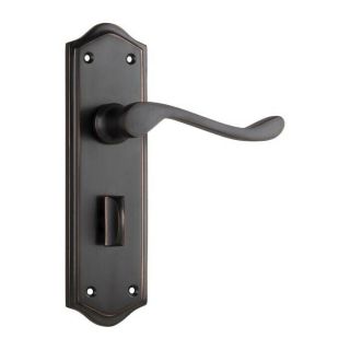 Tradco 0920pac Henley Lever Privacy Fg Antique Copper 180x50mm