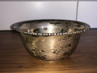 Antique Solid Silver Bowl - Atkin Brothers Sheffield 1910 - 117g