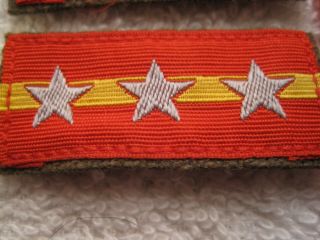 WW II JAPANESE IMPERIAL ARMY SERGEANT MAJOR AUTHENTIC & RANK SET 2