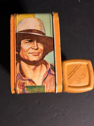 VINTAGE 1978 LITTLE HOUSE ON THE PRAIRIE METAL LUNCH BOX W THERMOS LUNCHBOX 8