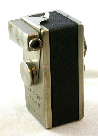 Vintage c.  1947 FIRST Version ' Made In Tokyo ' Steky Subminiature Camera w/Case 5