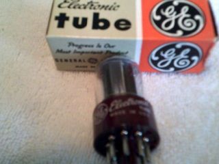 1959 NOS NIB Vintage tube (RCA) GE 5692 Special Red 6SN7GT 4