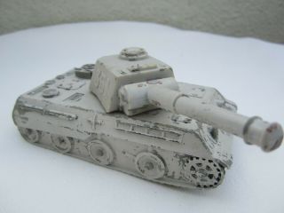 Vintage Marx Play Set Light Gray German Wwii Army Tank Plastic
