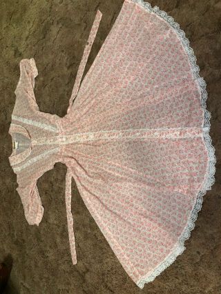 Vintage 70s Pink Gunne Sax Midi Prairie Dress