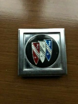 Vintage Buick Emblem Trunk Keyhole Cover 1662547 Triple - Shield Logo