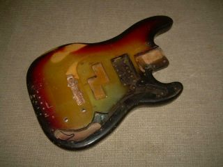 Vintage 1970 Fender Precision Bass Body 3226