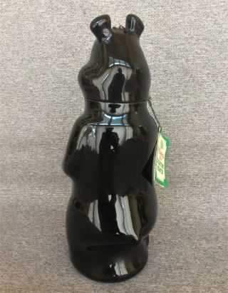 Vintage 1972 Hamm’s Beer Bear Decanter Made In Brazil Tag 4