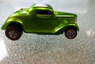 Vintage Hot Wheels Redline Classic 36 ' Ford Coupe - Bright Green 4