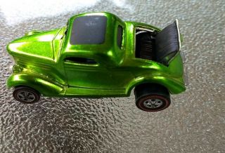 Vintage Hot Wheels Redline Classic 36 ' Ford Coupe - Bright Green 7