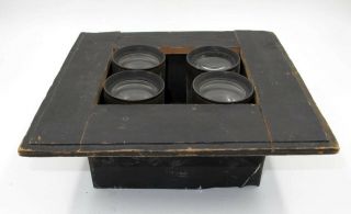 RARE EARLY MULTI LENS SET FOR LARGE FORMAT WET PLATE OR TINTYPES.  NO RES. 8