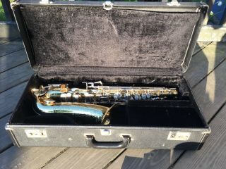 Vintage Buescher 400 Alto Saxophone S 538838 Hard Case 1955 - 1960