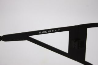 Maga Design Vintage Sunglasses Made in Italy 3029C NOS Black Monolens 5