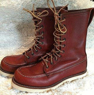 Red Wing 877 Irish Setter Rare Vintage Pre - Owned Us 6m Worn One Time