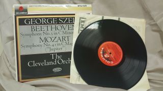 Rare Classical George Szell Sax 2552 Beethoven Symphony No 5 /mozart No 4 Lp
