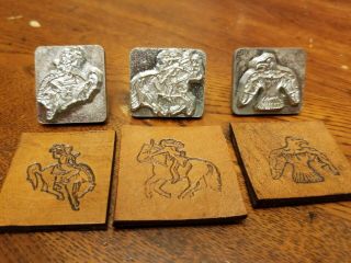 CRAFTOOL 3D Leather stamps - VINTAGE - DISCONTINUED 3