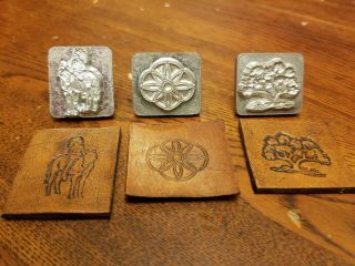 CRAFTOOL 3D Leather stamps - VINTAGE - DISCONTINUED 4