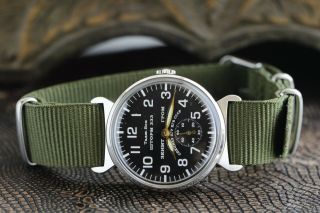 Pobeda Taj Bek Storm 333 Wristwatch Russian Ussr Mechanical Watch Afhganistan