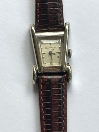 Vintage Le Coultre Watch.  Lecoultre.  Gold Filled.  Art Deco