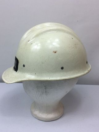 Bullard 502 Vintage E.  D.  Bullard fiberglass hard boiled hard hat w/ Liner 2