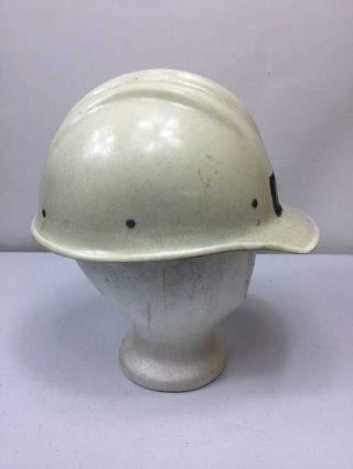 Bullard 502 Vintage E.  D.  Bullard fiberglass hard boiled hard hat w/ Liner 3