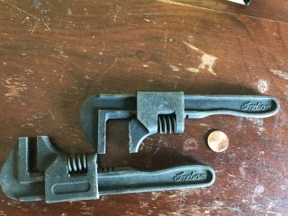 Vintage Indian Motorcycle Pr.  Of Adjustable Wrench’s with cast Logo EC NR 2