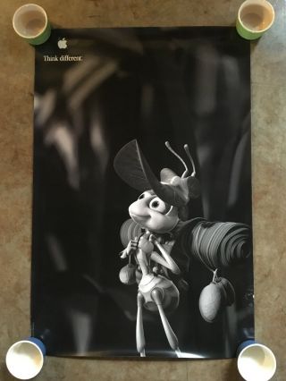 Rare Exclusive Apple/pixar " Think Different " Poster | Steve Jobs | Disney
