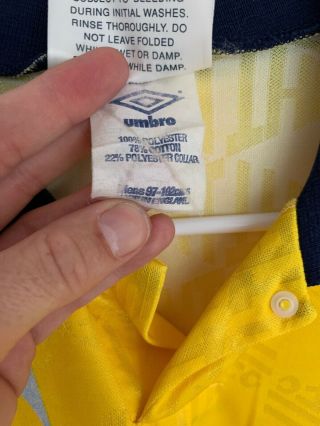 tottenham hotspur Spurs shirt Vintage UMBRO size Medium 6