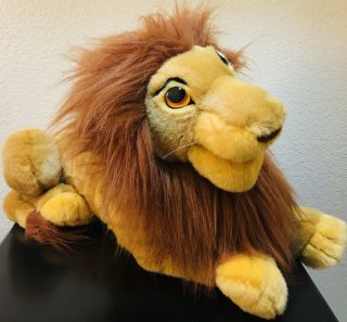 1993 Lion King Adult Simba,  Floppy Baby Simba Purring Nala Plush Animal Vintage 3