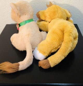 1993 Lion King Adult Simba,  Floppy Baby Simba Purring Nala Plush Animal Vintage 7