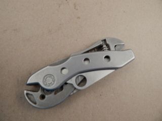 Vintage Spyderco Spyderench Multi - Tool Knife Unusual Model Made In Usa