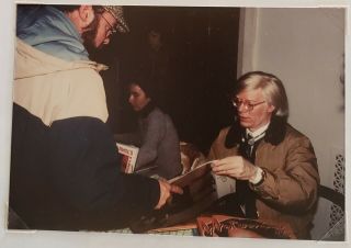 RARE - Double - SIGNED ANDY WARHOL 