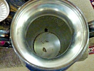 Antique SIMPSON HALL MILLER Silver Plate Hot Water Urn Samovar Dispenser 4