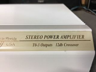 Old School MMATS LM2025HC 2 Channel Amplifier,  Rare,  SQ,  USA,  NOS,  NIB 2