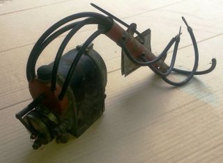 Citroen Vintage Circa 1924 Magneto ; Brackets,  And Plug Holder Tube