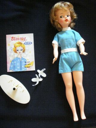 Vintage Ideal Toy Corp Bs12 Blonde Tammy Doll 1960s In