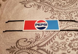 Vintage Pepsi Metal Door Sign Pm 1138 Made In Usa Stout Indus St.  Louis,  Mo 7 - 79
