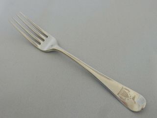 Antique Georgian 1804 Sterling Silver Dinner Fork William Eley Fearn London