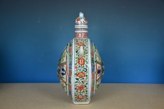 FINE ANTIQUE CHINESE WUCAI PORCELAIN VASE MARKED XUANDE RARE B9298 2