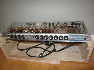 Vintage Late 1960s Fender Twin Reverb Tube Amp Chassis 2