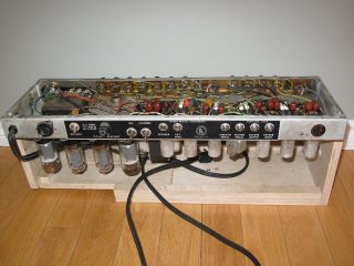 Vintage Late 1960s Fender Twin Reverb Tube Amp Chassis 7