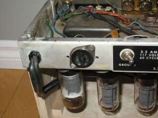 Vintage Late 1960s Fender Twin Reverb Tube Amp Chassis 8