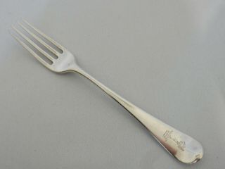 Antique Georgian 1786 Sterling Silver Dinner Fork George Smith Iii William Fearn