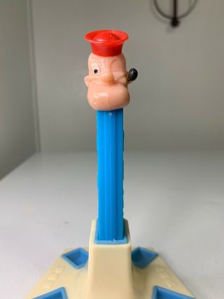 Vintage Popeye With Red Hat Pez Dispenser,  Hong Kong No Feet