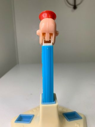 Vintage POPEYE with RED HAT PEZ DISPENSER,  Hong Kong NO FEET 3