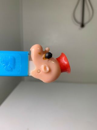 Vintage POPEYE with RED HAT PEZ DISPENSER,  Hong Kong NO FEET 6