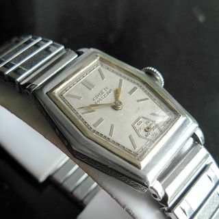 Rare Vintage 1931 Gruen Men’s Art Deco Watch - 325 - 113