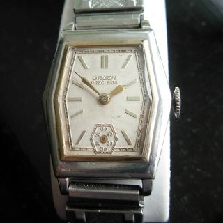 Rare Vintage 1931 Gruen Men’s Art Deco Watch - 325 - 113 2