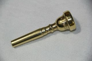 Vintage Vincent Bach Corp.  Mt Vernon NY Trumpet Mouthpiece 7C w/gold wash 4